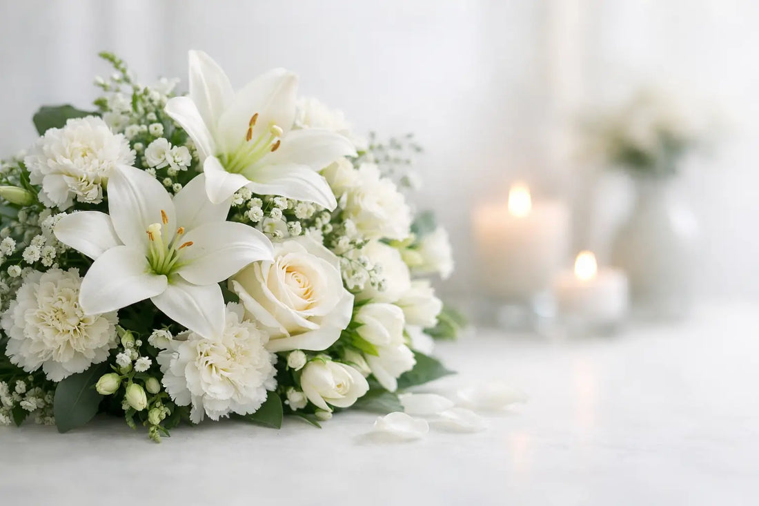Best White Sympathy Flowers and What They Mean