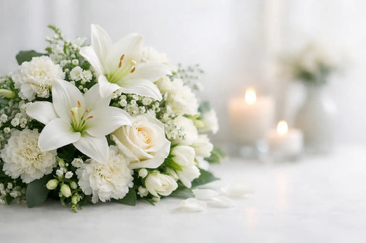 Best White Sympathy Flowers and What They Mean