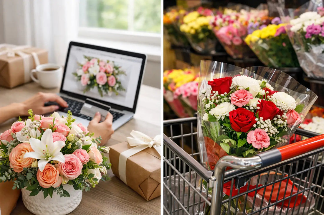 Online Florist or Supermarket Flowers for Gifting