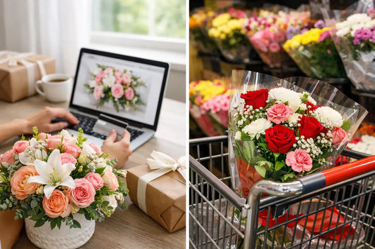 Online Florist or Supermarket Flowers for Gifting