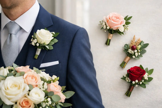 How to Choose Wedding Buttonholes That Suit You