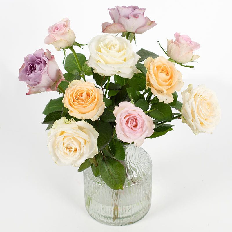 Mixed Pastel Roses