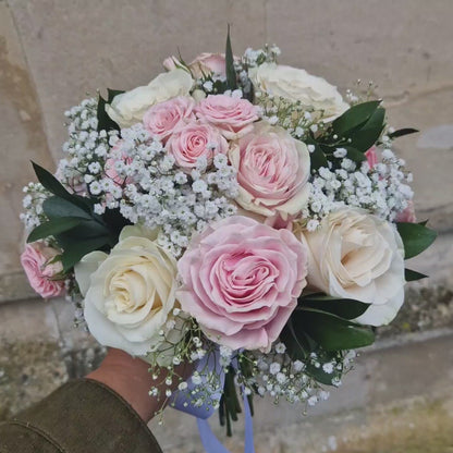 Elegant Pastel Wedding Bouquet