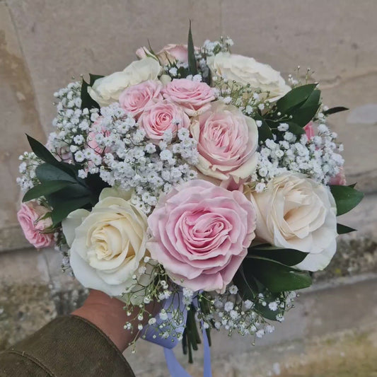 Elegant Pastel Wedding Bouquet